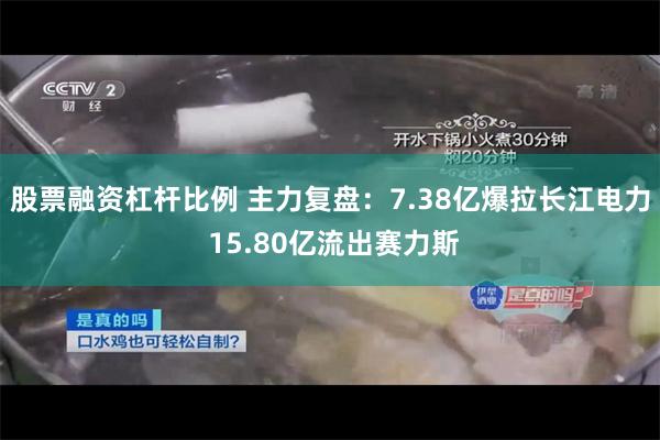 股票融资杠杆比例 主力复盘：7.38亿爆拉长江电力 15.80亿流出赛力斯