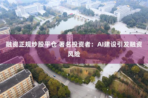 融资正规炒股平仓 著名投资者：AI建设引发融资风险